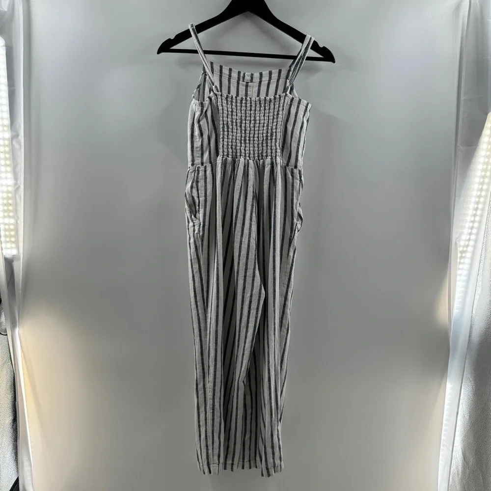 Old Navy Blue & White Striped Tank Jumpsuit – Women’s S - Picture 6 of 9
